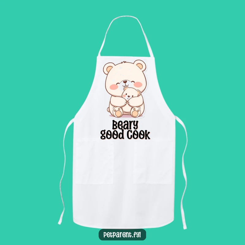 Funny Bear Hugging Teddy Apron: Hilarious and Practical Kitchen Wear