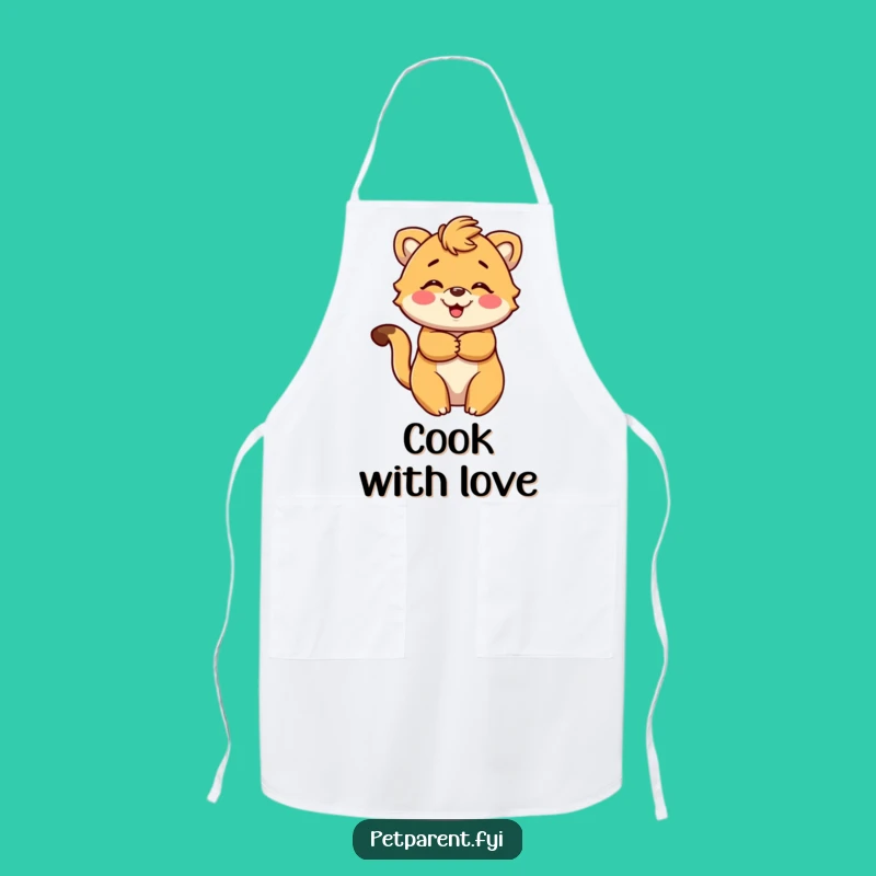 Funny Animal Hug Apron: Cook with a Smile, Cute Kitchen Helper, Perfect Funny Gift