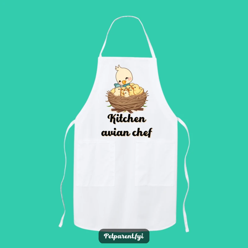 Funny Bird Apron: Kitchen Nestling Wear, Practical Funny Gift for Cooks
