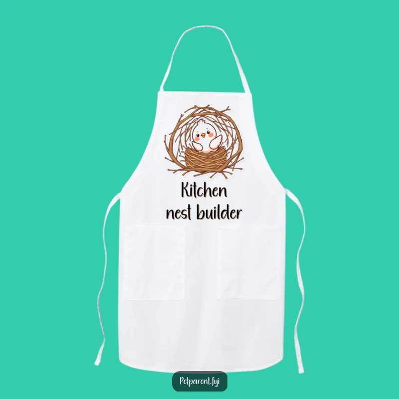 Funny Bird Nest Builder Apron: Craft with Flair, A Unique Funny Gift