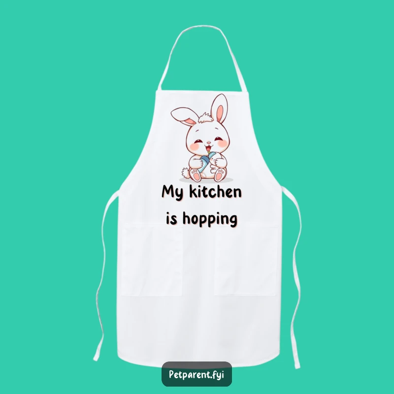 Funny Bunny Feeding Apron - Cute Kitchen Fun & Perfect Gift for New Moms
