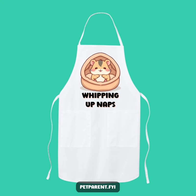 Funny Hamster Chef Apron: Cozy Nest Builder - Humorous Kitchen Gift