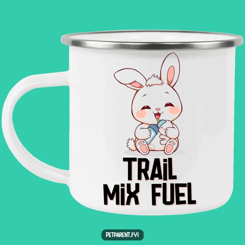 Funny Bunny Camping Mug - Adorable Outdoor Fun & Perfect Baby Shower Gift