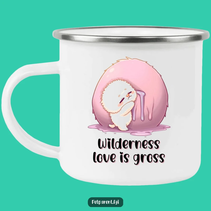 Funny Drool Hug Creature Camping Mug - Adventure Fuel for Messy Lovers