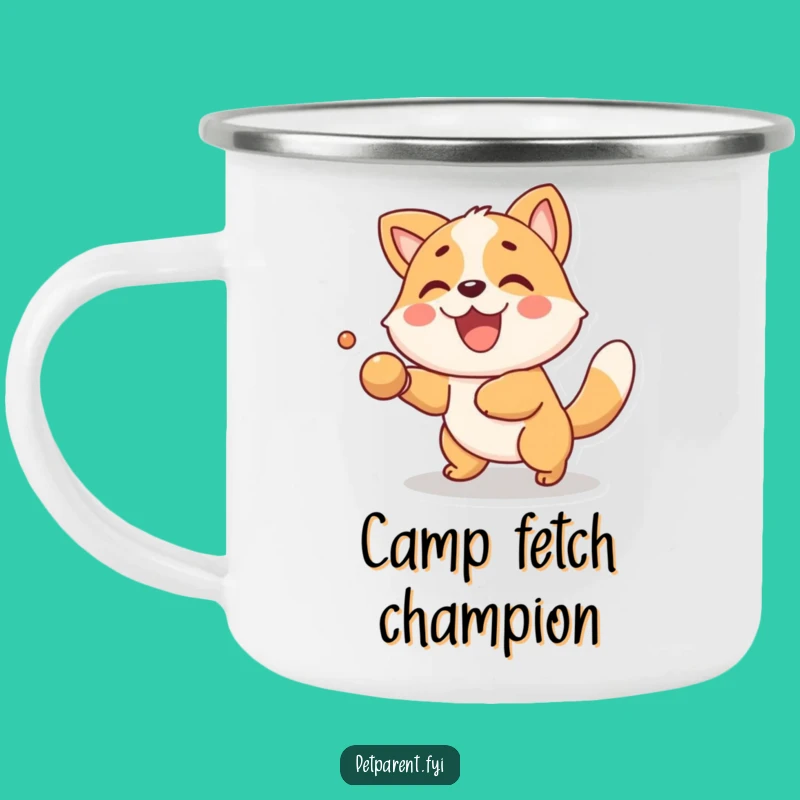 Funny Fetch Animal Camping Mug: Adventure Fuel, Playful Character Mug, Perfect Funny Gift
