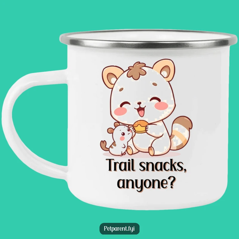 Funny Happy Animal Campfire Mug - Outdoor Cute Animal Gift