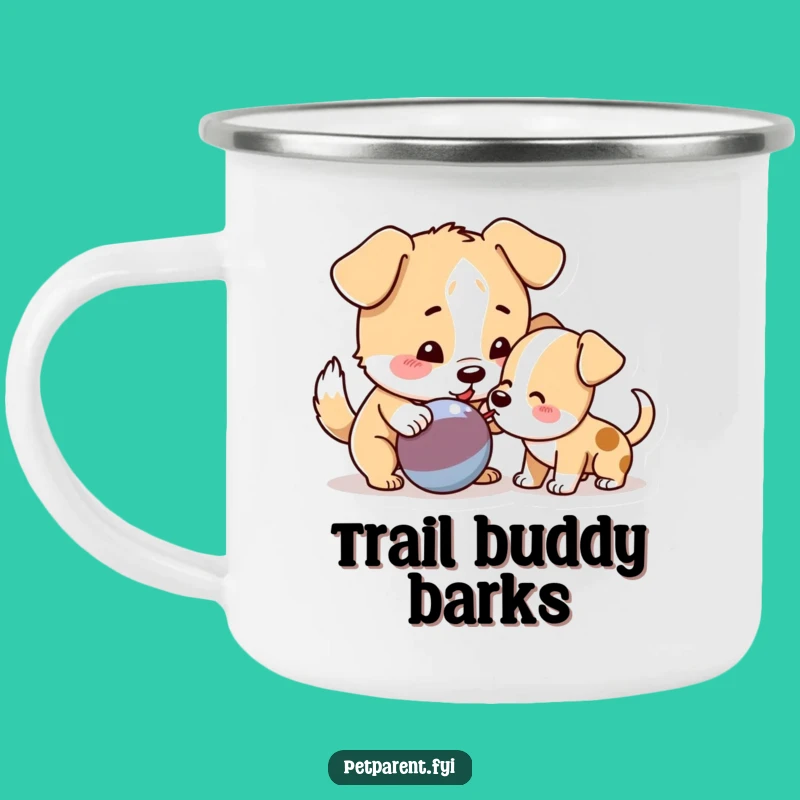 Funny Dog Camping Mug - Outdoor Playtime - Camp Gift