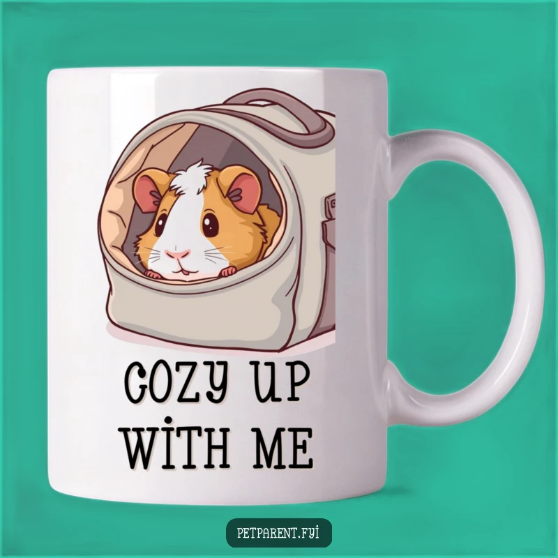 Funny Guinea Pig Carrier Mug: A Hilarious Gift for Cozy Critter Fans