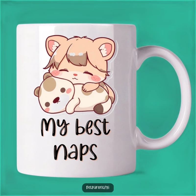 Funny Content Animal Mug: Peaceful Character, Cozy Pet Lover Gift, Perfect Funny Mug