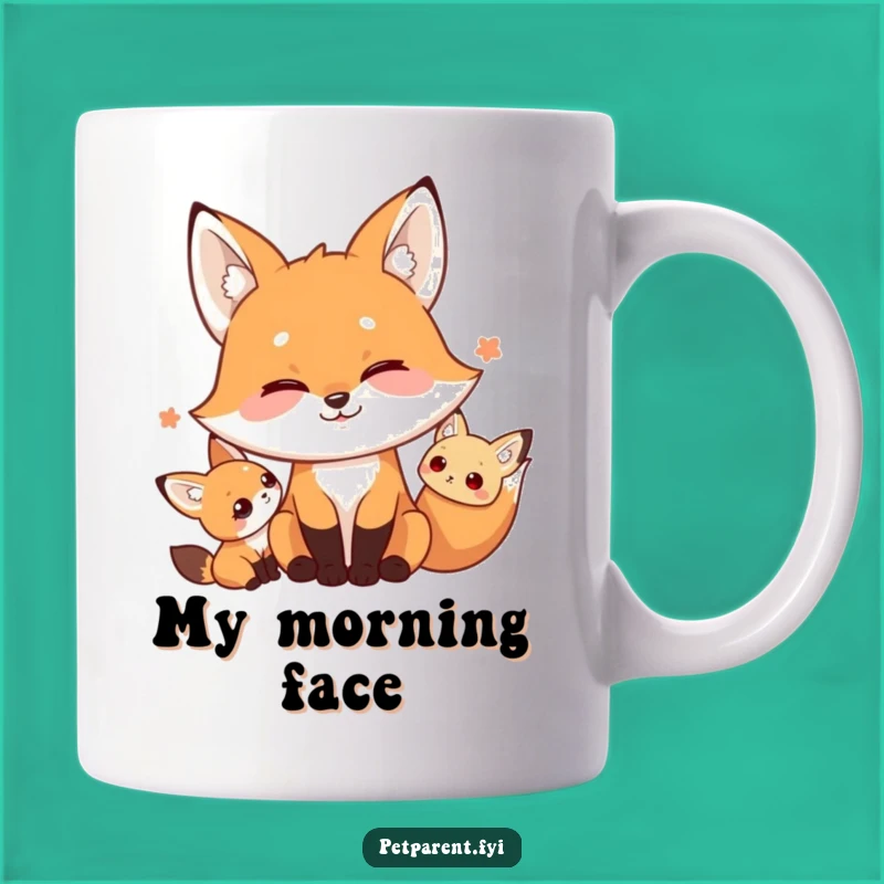 Funny Fox Mug: Playful Face Making, Perfect Silly Gift for Animal Lovers