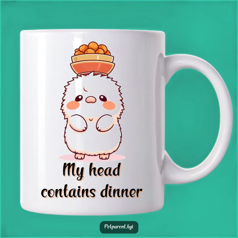 Funny Head Bowl Creature Mug - Balancing Act Humor Gift