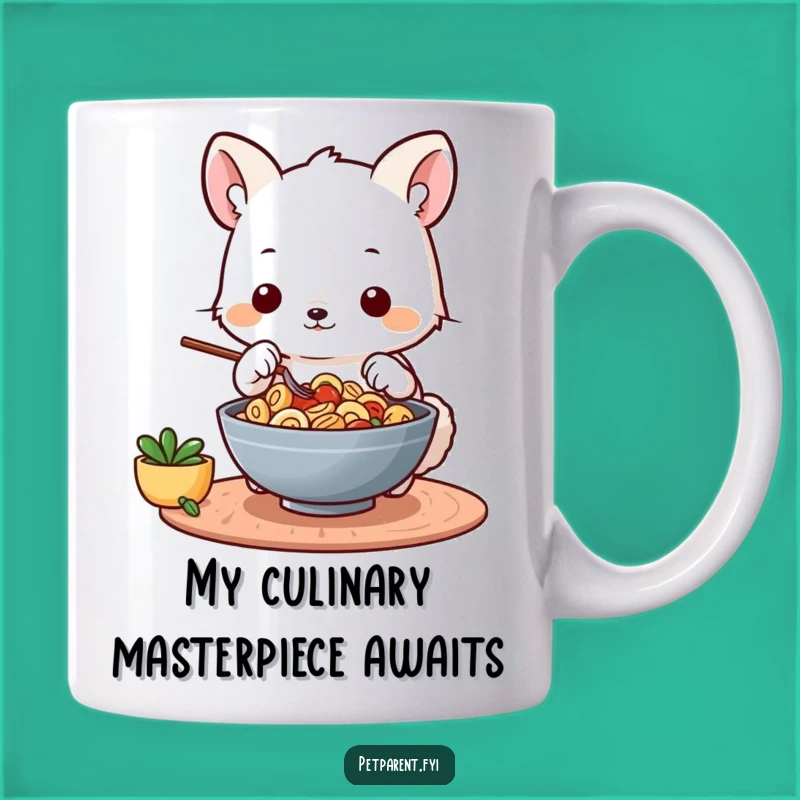 Funny Squirrel Chef Mug: Adorable Animal Cooking Gamer Gift For Food Lovers
