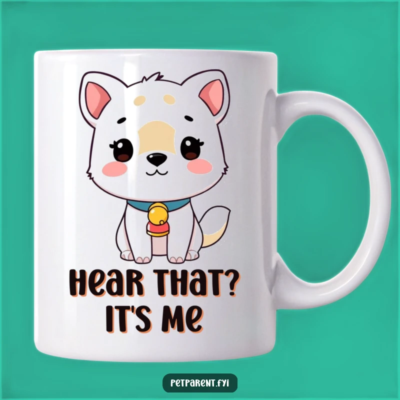 Funny Cat Collar Jingling Mug: Adorable Pet Humor Gift For Cat Lovers