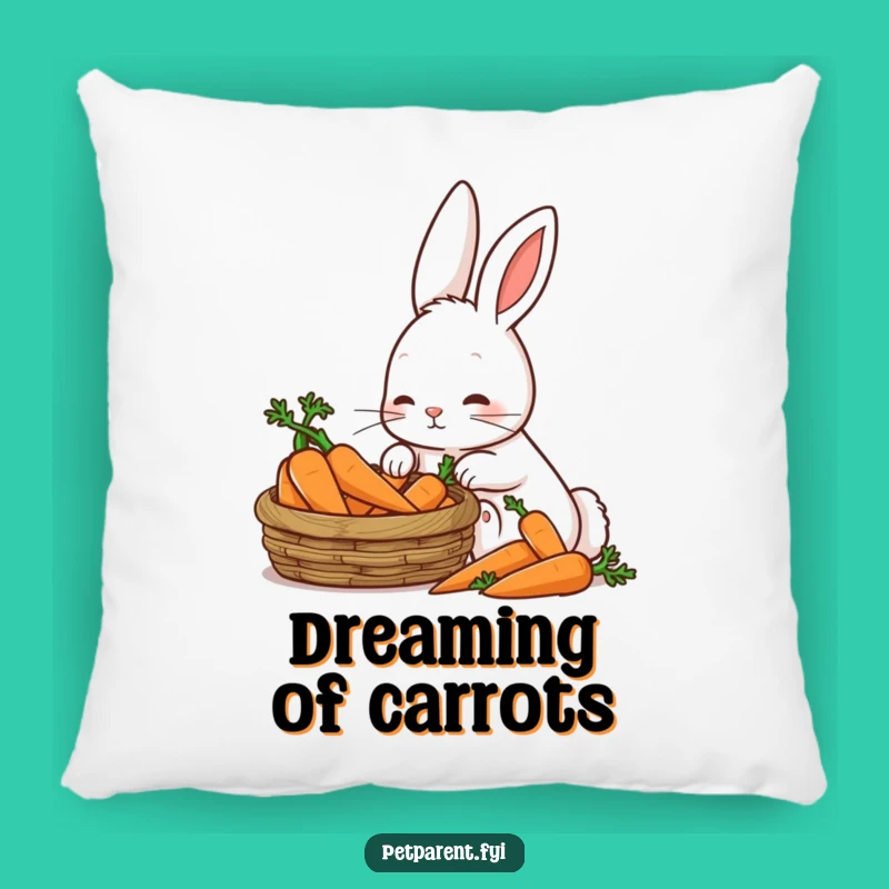 Funny Patient Rabbit Pillow - Cozy Comfort For The Veggie Enthusiast