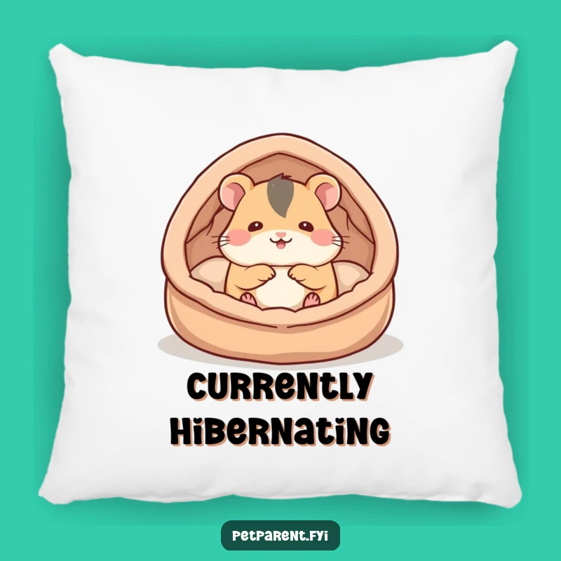 Funny Hamster Pillow: Cozy Bed Decor - Hilarious Gift Idea