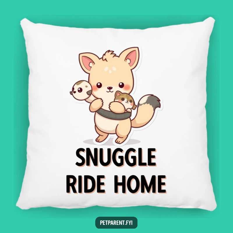Funny Playful Animal Pet Pillow - Cozy Cute Companion Gift