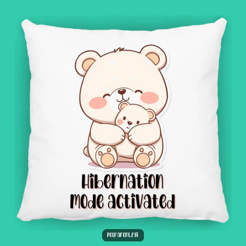 Funny Bear Hugging Teddy Pillow: Cozy and Hilarious Comfort Accent