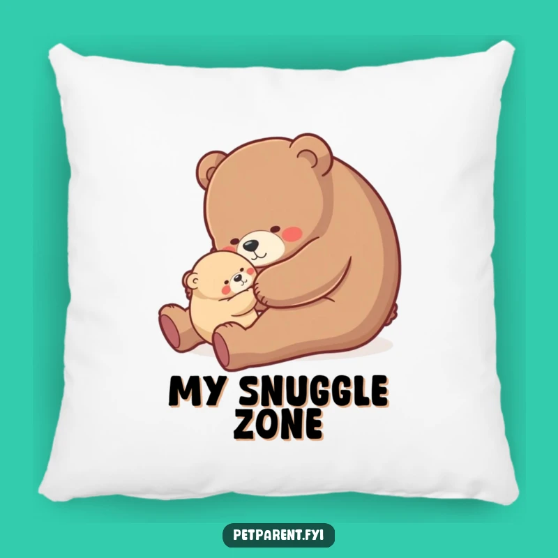 Funny Bear Hug Pillow - Cozy Comfort & Perfect Parent Gift Accent