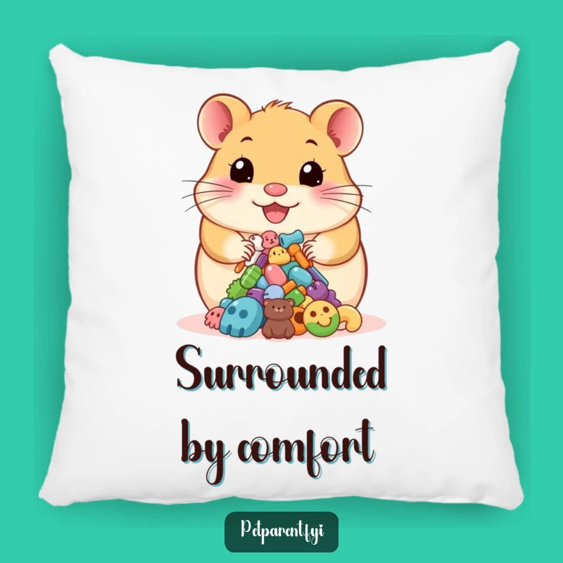 Funny Hamster Accessories Pillow: Cozy Comfort for Pet Enthusiasts