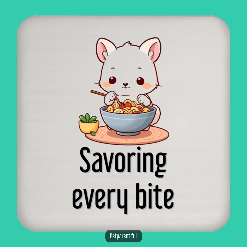 Funny Squirrel Chef Drink Coaster Set: Cute Kitchen Decor For Parties