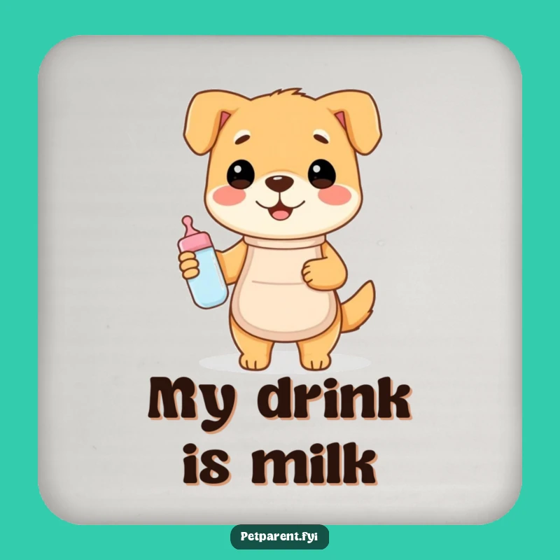 Funny Happy Dog Chef Coasters: Protect Surfaces with Charm!