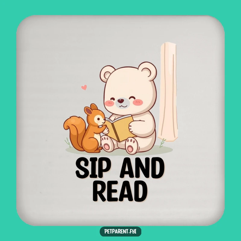 Funny Bear Coasters: Protect Surfaces with Storybook Charm