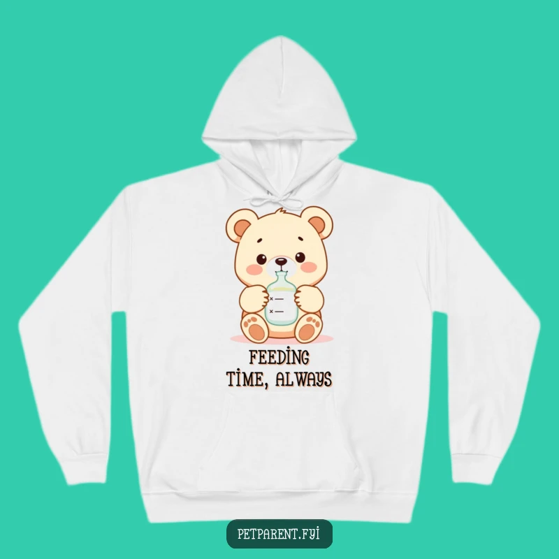 Cozy Funny Bear Formula Hoodie: Warm Cartoon Character Gift for Comfort