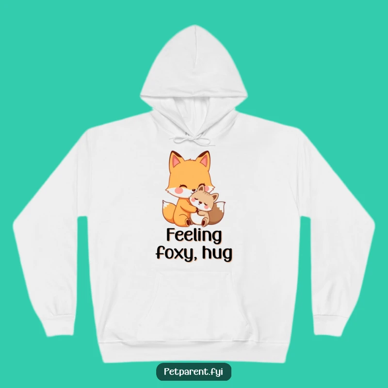 Funny Fox Hug Hoodie - Cozy Friendship Gear & Perfect Warm Gift