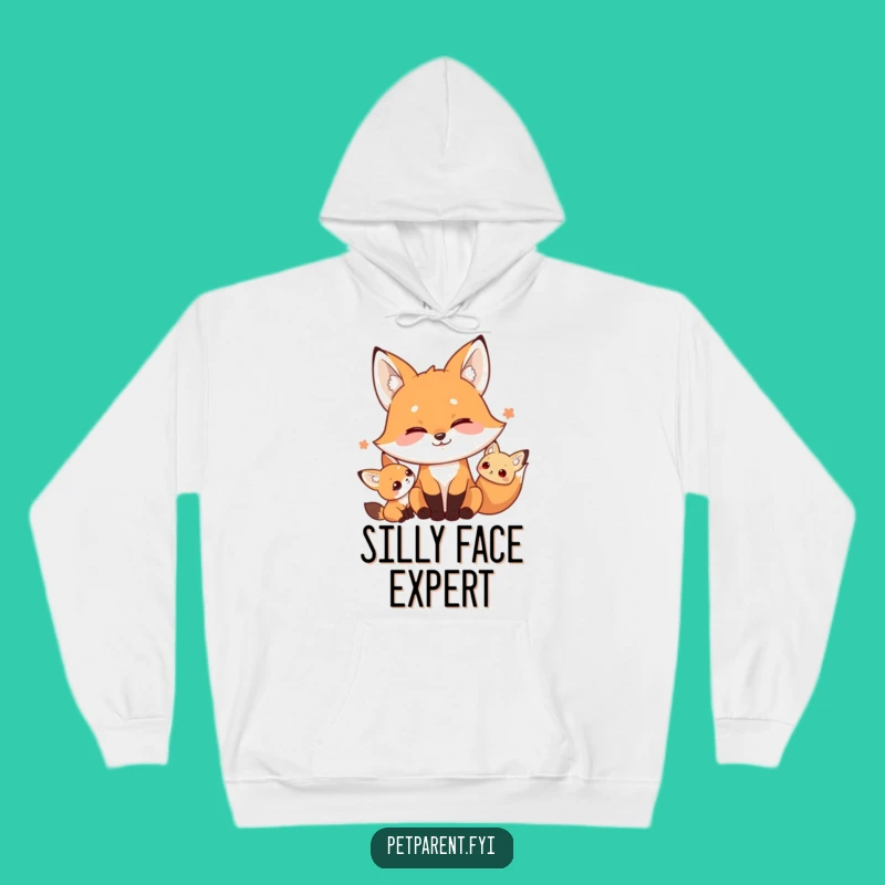Funny Fox Hoodie: Cozy Silly Face, Great Humorous Gift for Cold Days