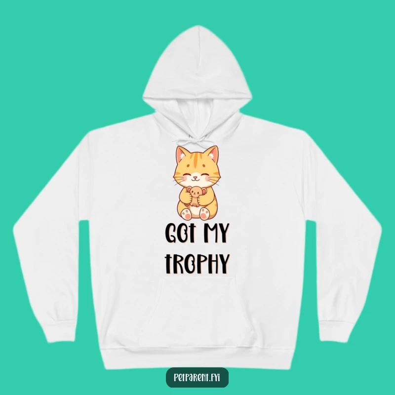 Funny Proud Cat Hoodie - Cozy Comfort For The Victorious Feline Fan