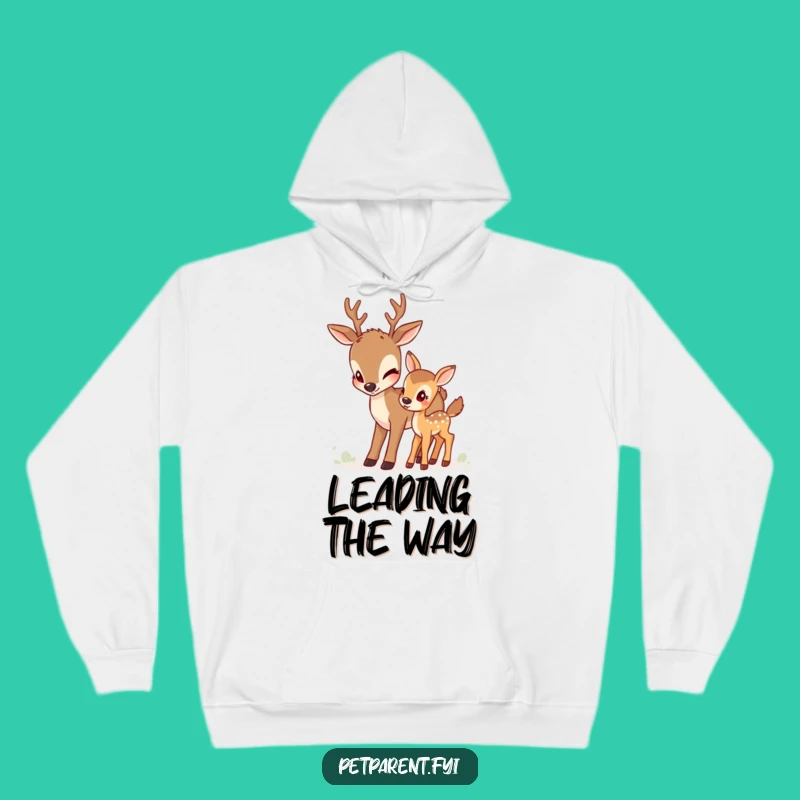 Cozy Funny Deer Hoodie: Warm Embrace & Guidance - Perfect Gift