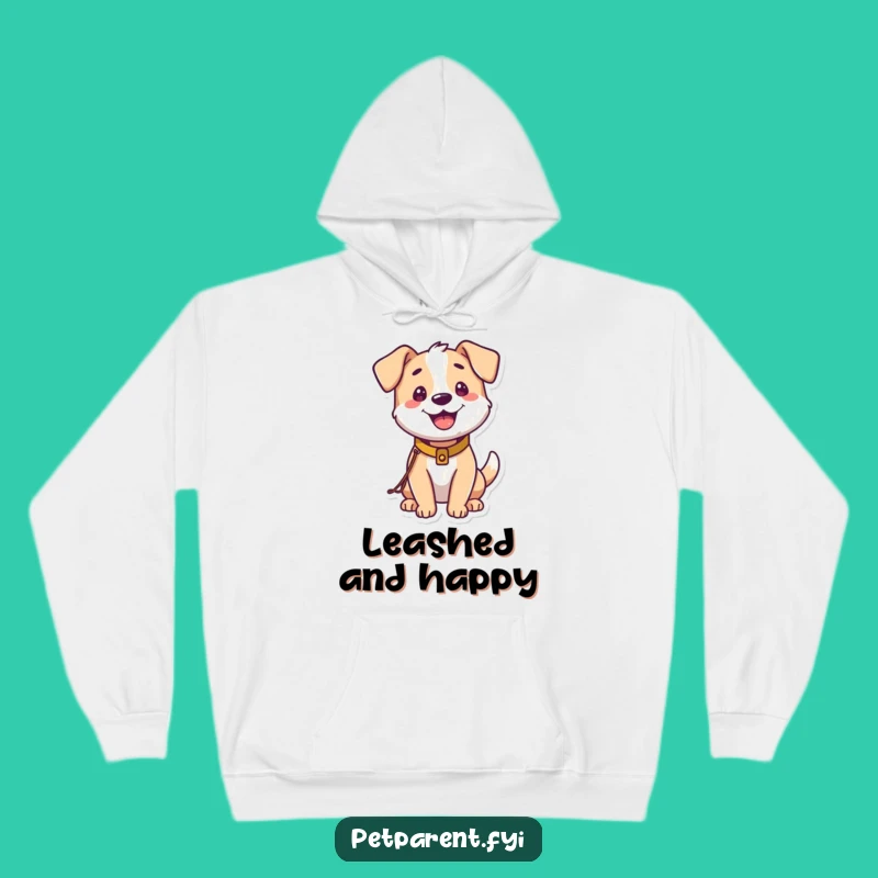 Funny Happy Dog Hoodie: Cozy Up with Canine Joy, A Hilarious Treat.
