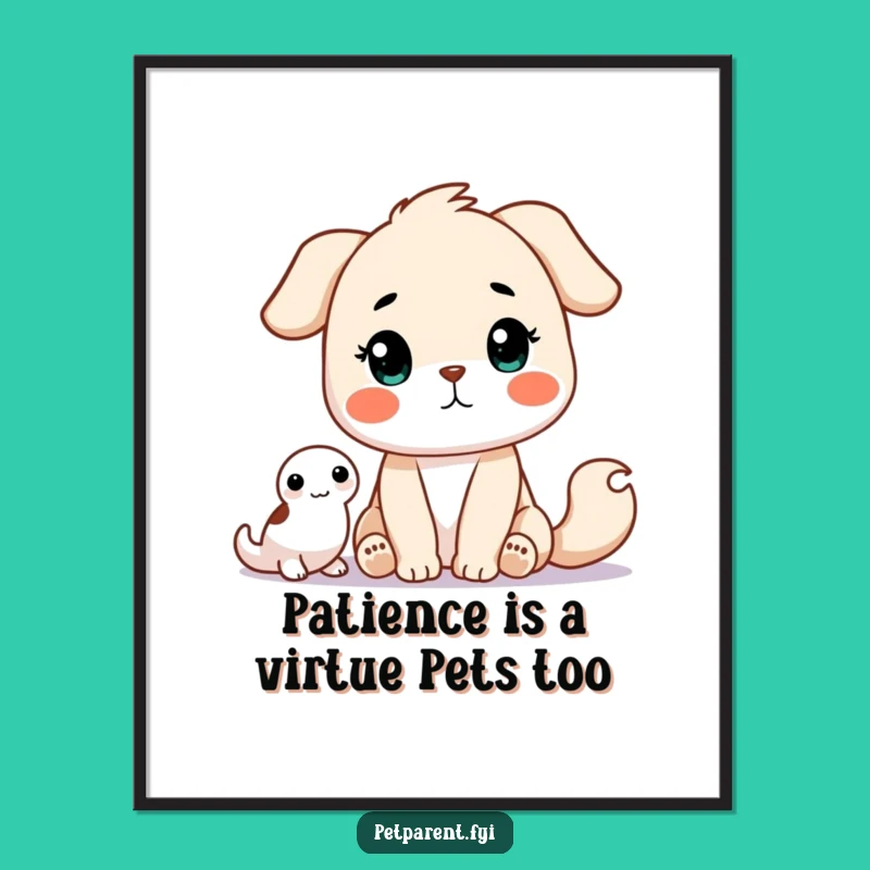 Free Printable Patient Pet Animal Wall Art: Funny Downloadable Decor for Animal Lovers