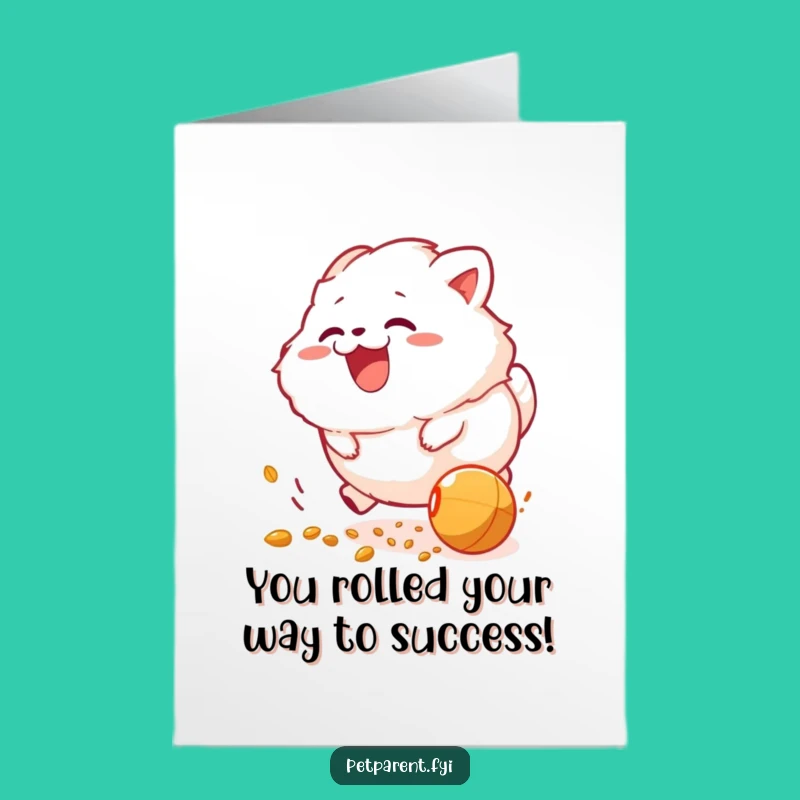 Free Printable Joyful Creature Congrats Card: Funny Downloadable Success Gift