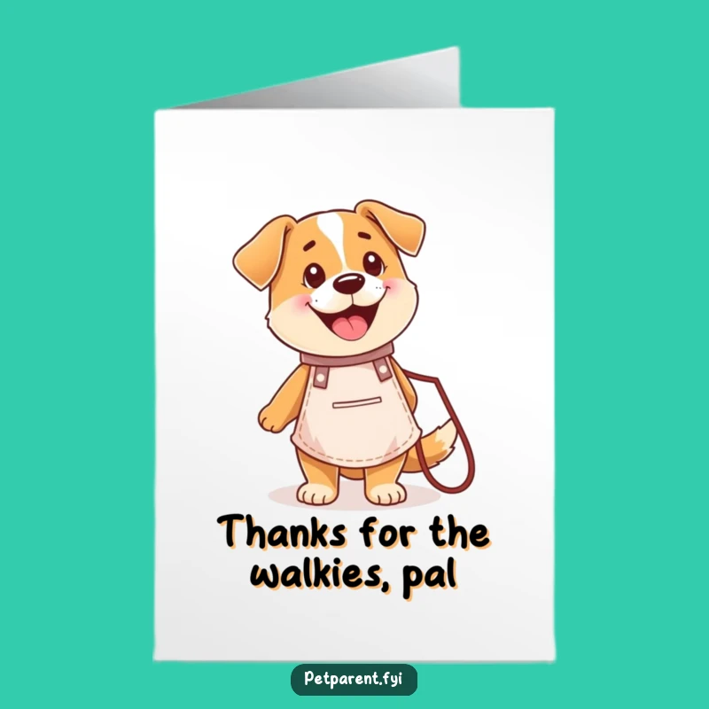 Free Printable Happy Dog Thank You Card: Grateful Pup Downloadable