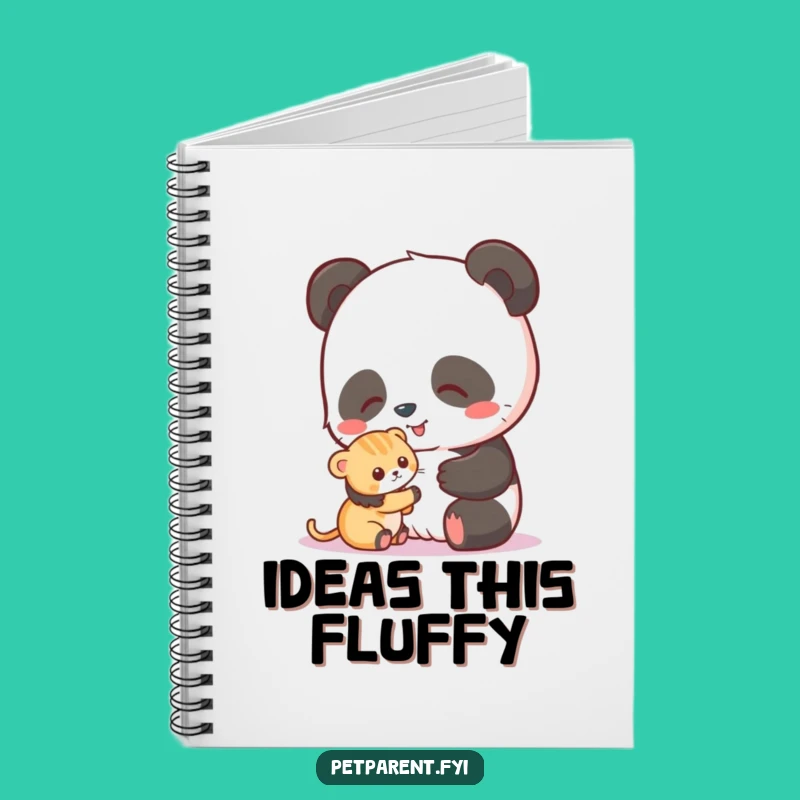 Funny Panda Kitten Notebook: Jot Down Notes with Adorable Friends