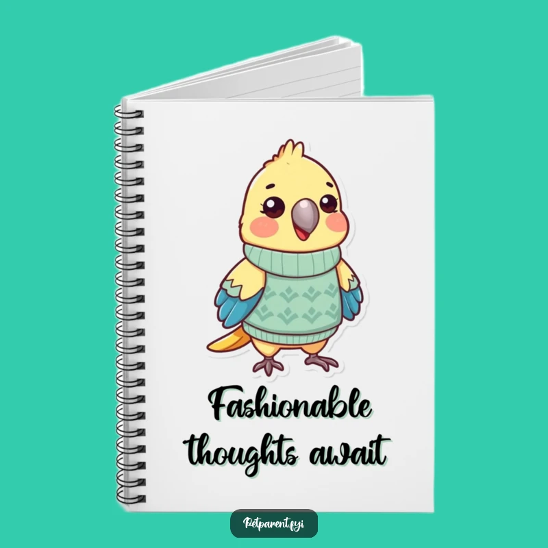 Funny Parrot Sweater Notebook: Jot Down Ideas with This Hilarious Gift!