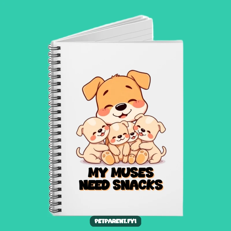 Funny Dog Notebook: Puppy Cuddle Journal, Thoughtful Funny Gift for Writers