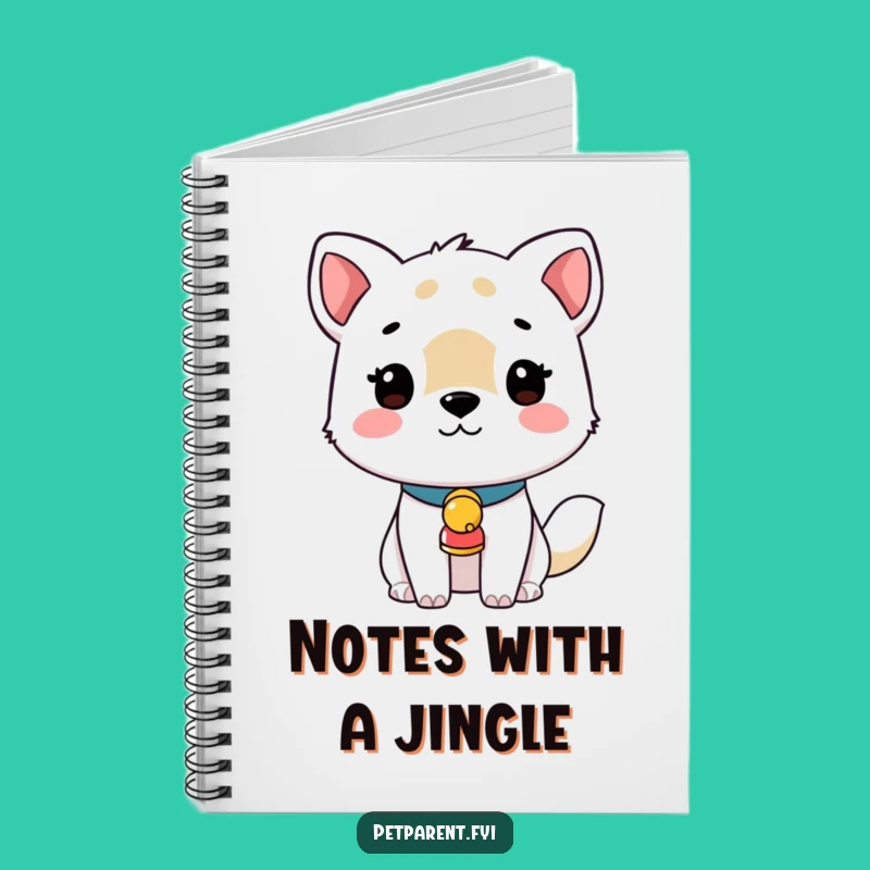 Funny Jingling Collar Notebook: Cute Pet Journal For Notes And Ideas
