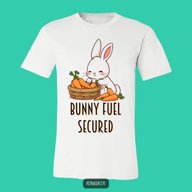 Funny Patient Rabbit T-Shirt - Veggie Lover's Delight For Carrot Fans