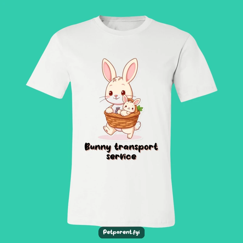 Funny Rabbit T-Shirt: Baby Bunny Carrier Tee, Best Funny Gift for Rabbit Owners