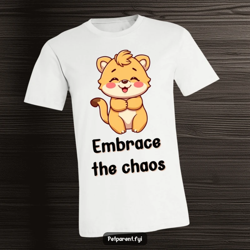 Funny T-Shirt showcasing a cute animal character giving a heartwarming, loving embrace. Ideal funny gift for animal lovers and huggers.