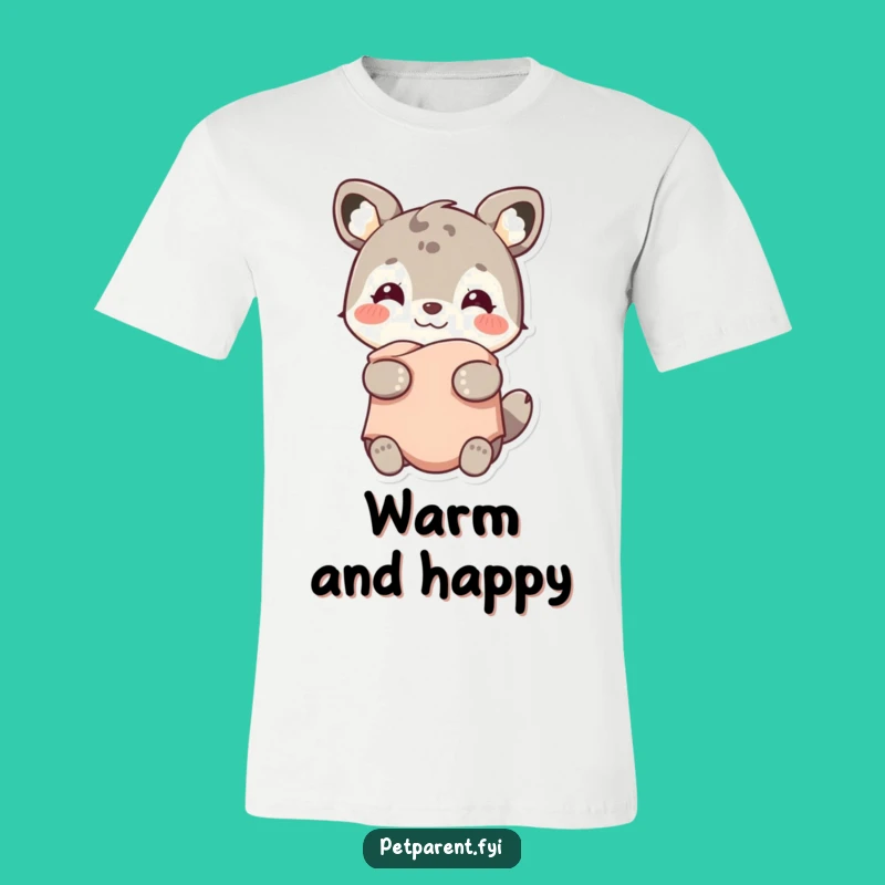 Funny Cozy Animal Blanket T-Shirt: Wear Your Comfort with a Smile