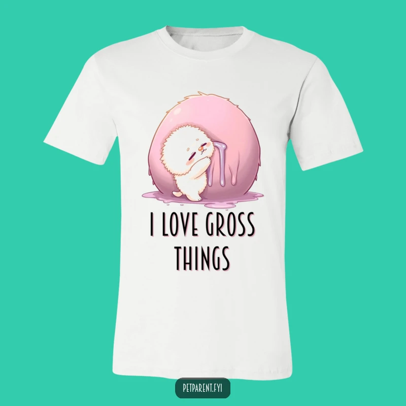 Funny Drool Hug Creature T-Shirt - Embrace the Messy Love Tee