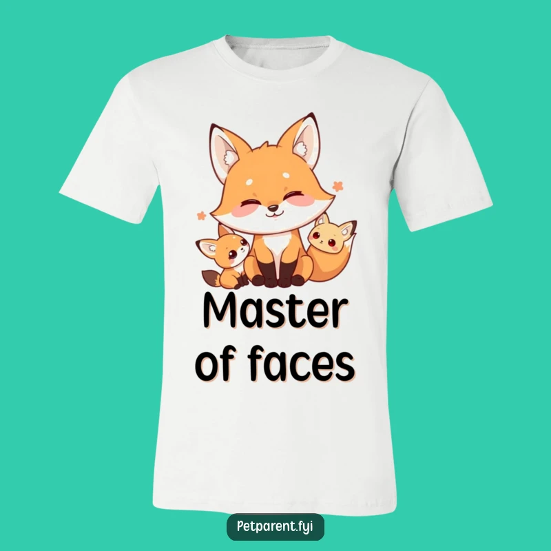 Funny Fox T-Shirt: Playful Silly Face, Hilarious Animal Gift for Him or Her
