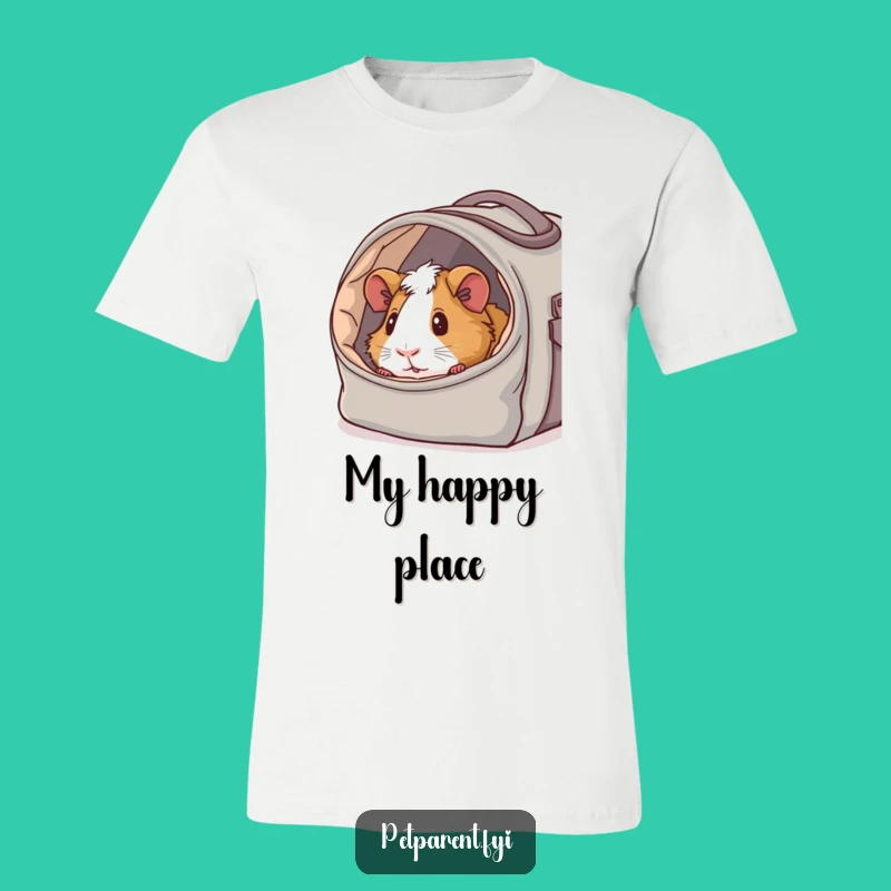 Funny Guinea Pig Carrier T-Shirt: Wear Your Cozy Critter Comfort