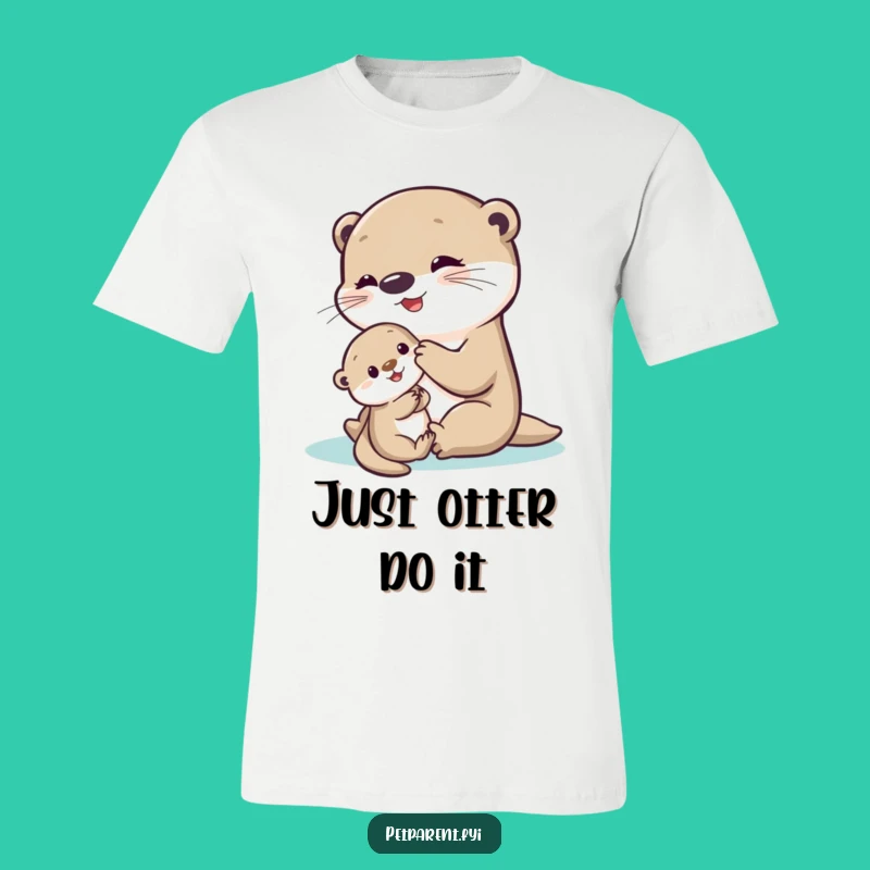 Funny Otter T-Shirt - Delightful Baby Otter Play - Cute Animal Tee Gift