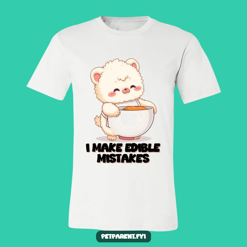 Funny Chef Creature T-Shirt - Fumbling Fun for Aspiring Cooks