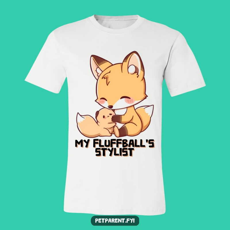 Funny Nurturing Fox T-Shirt - Kindhearted Animal Tee For Gentle Souls