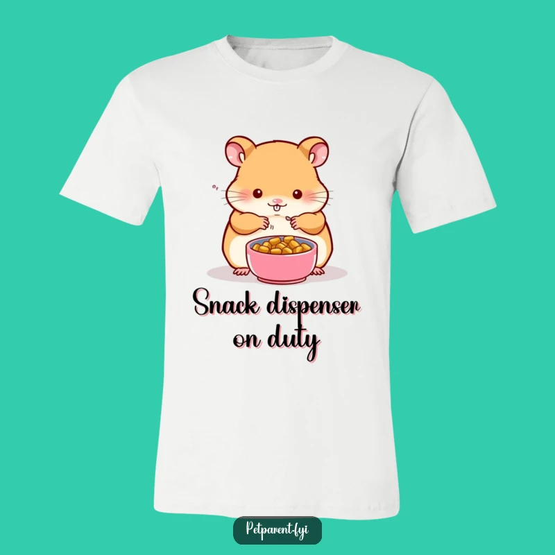 Funny Hamster T-Shirt: Tiny Food Prep Tee, Best Funny Gift for Pet Enthusiasts